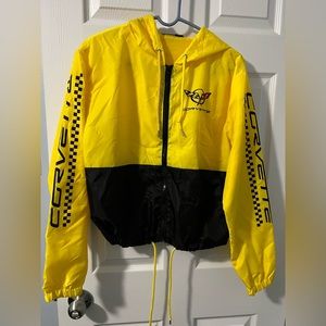 Corvette Full Zip Hoodie Windbreaker Style Women’s Size Medium